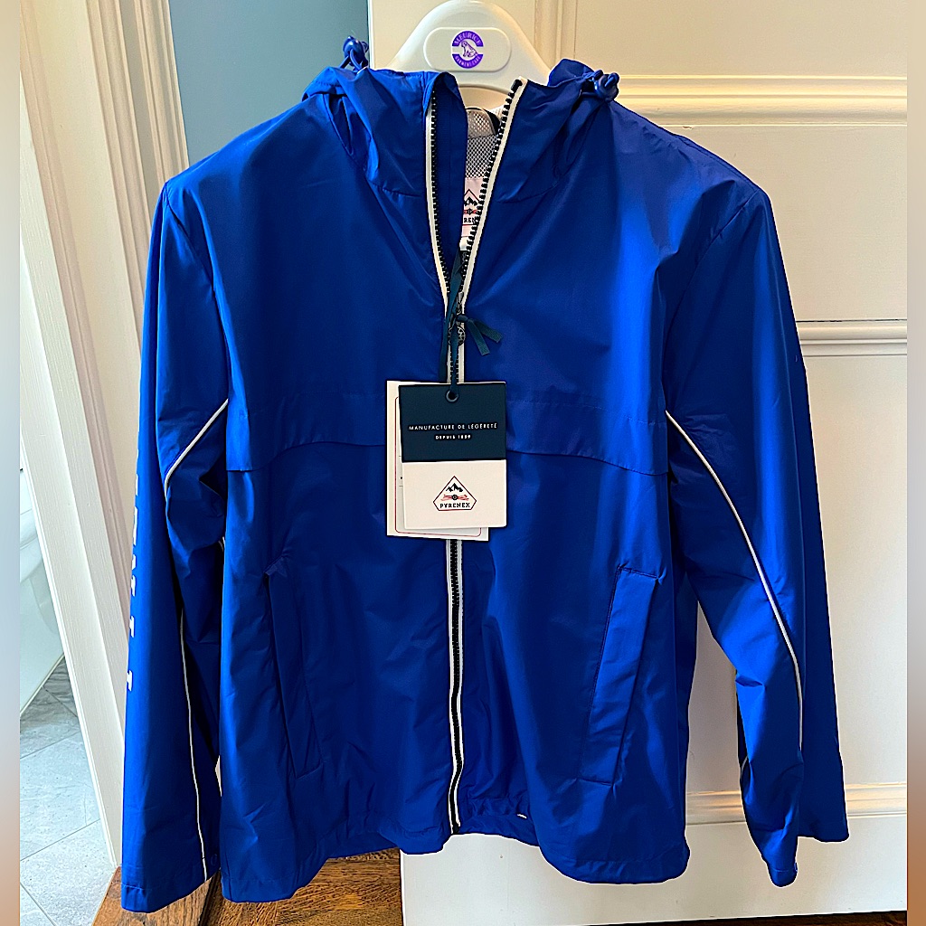Pyrenex Kids “Royal Atlantic Blue” Windbreaker Jacket! Size 14. New With Tags!